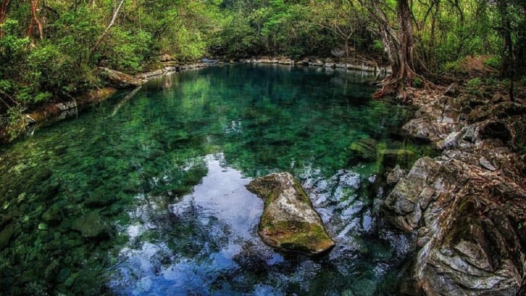 ¿No se te antoja refrescarte en las relajadas aguas de la Bocatoma? Foto: VisitaTamaulipas