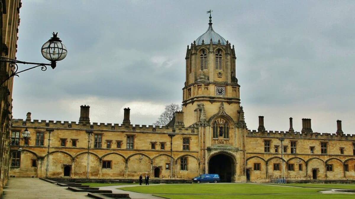 Christ Church College, Oxford, una de las locaciones de Harry Potter. Foto: Archivo
