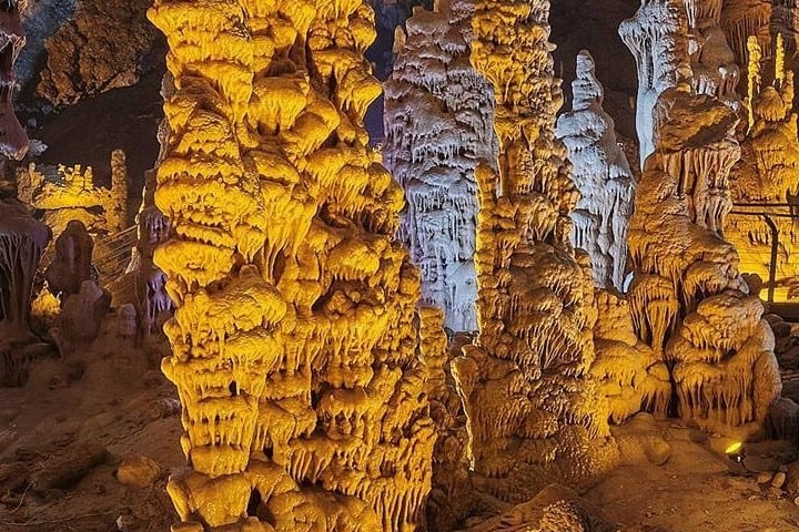 Las formaciones más antiguas de la Cueva Absalom Foto: Visit Israel | Instagram