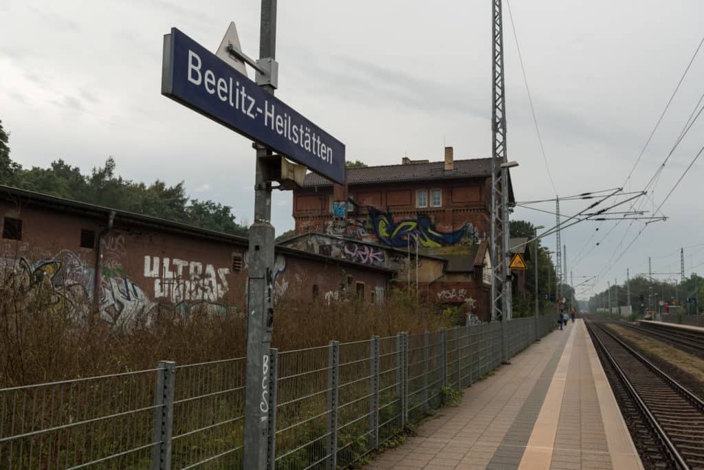 He aquí la estación de Beelitz-Heilstäten para que te ubiques cuando vayas. Foto: Ies Johnstone