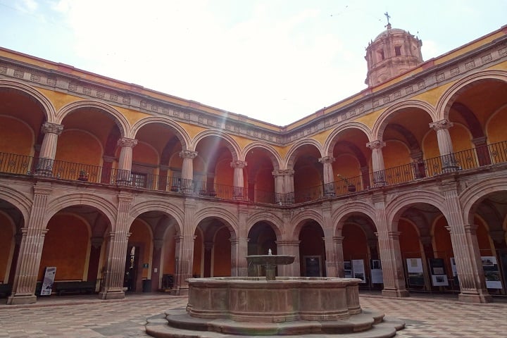 Este es el interior del Museo Regional de Querétaro, se ve muy bonito, ¿No? Foto: Paul Navarro