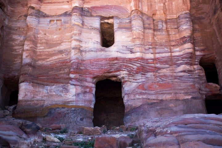 Tumba de la seda Areniscas de Petra Foto Luis Miguel Suárez Río