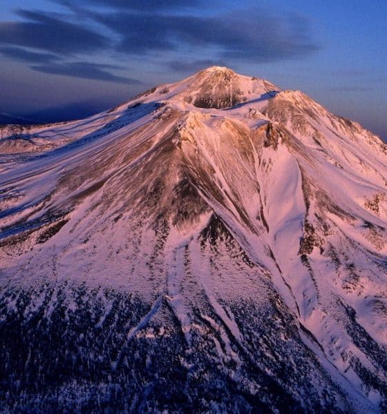 Vista aérea Monte Shasta. Foto: Archivo