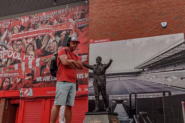 No olvides tomarte una foto en la entrada del Estadio Anfield. Foto: the.stadiums.addicts