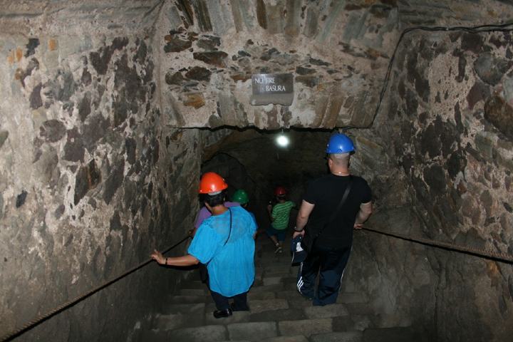 Nuestro viaje a Guanajuato se puso muy interesante con el viaje a la mina. Foto: David Saldaña