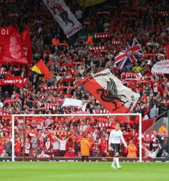 Estadio Anfield, Inglaterra. Foto: Archivo