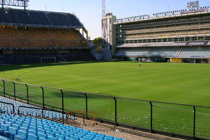 Estadio de fútbol Bombonera Argentina