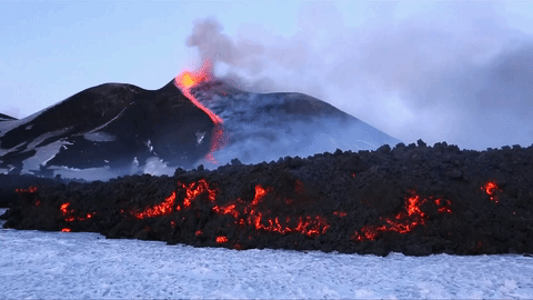 Lava del Volcán Etna