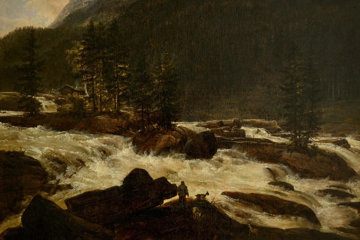 Pintura creada por Johan Dahl. Foto: Van der meij fine arts