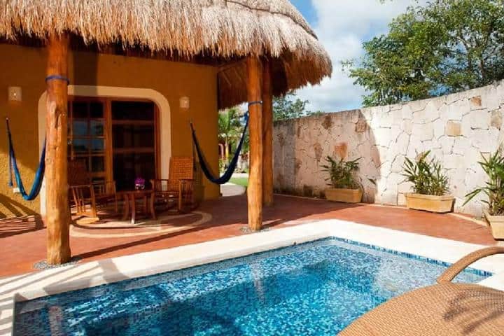 Cabaña con alberca privada Foto: Cancun all tours
