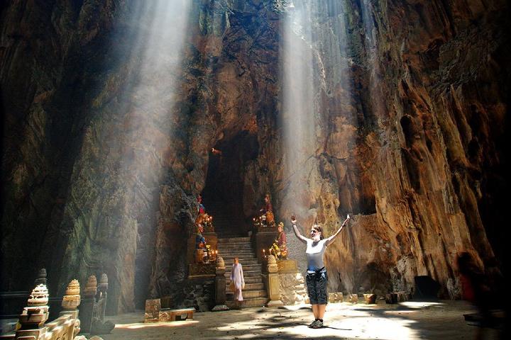 Cueva con luz Foto: justgola