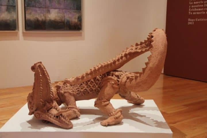 Escultura en el Museo de Arte de Querétaro. Foto: Hola Querétaro