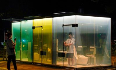 Baños transparentes de Tokio. Foto: La Sexta