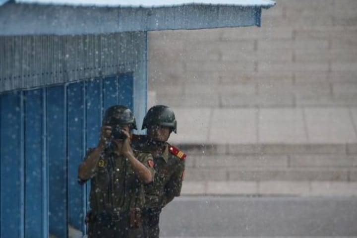 Video Frontera Corea del Norte. Foto: BBC