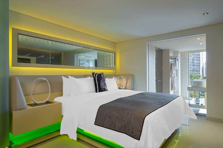 Las habitaciones del hotel W te darán la mejor comodidad en la ciudad Foto: Viajes el Corte Ingles