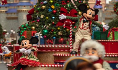 Mickey y Minnie en Magic Kingdom celebrarán la Navidad en Disney World Resort. Foto: Archivo