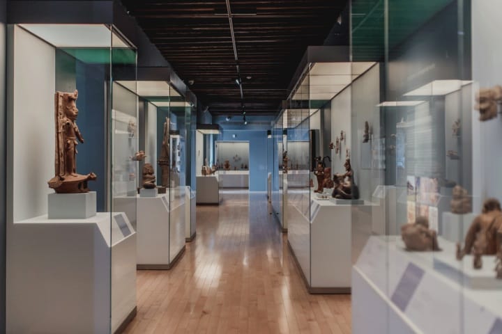 Exposiciones del Museo Amparo en Puebla. Foto: Archivo