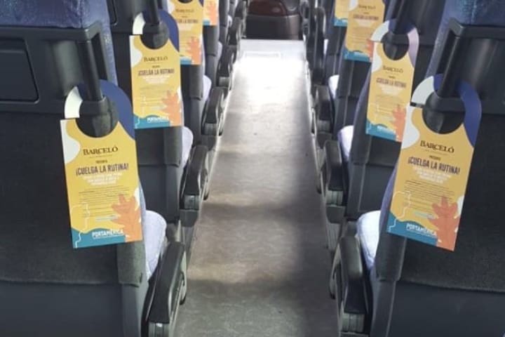 Para reducir la emisión de contaminantes están los autobuses gratuitos. Foto: PortAmérica