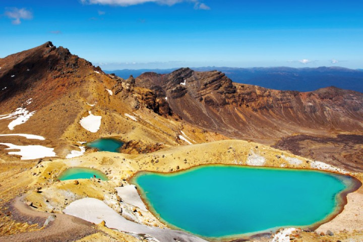 Parque Nacional Tongariro en Nueva Zelanda