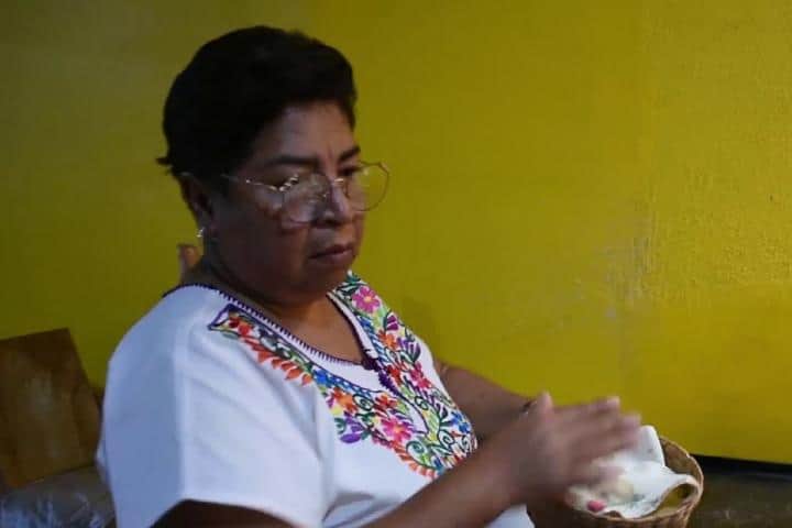 Vicenta Coreño Castro, una de las cocineras tradicionales de San Luis Potosí. Foto: Youtube