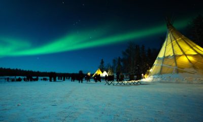 Portada. Auroras boreales en Canadá. Yellowknife. Imagen: Cindy Shi