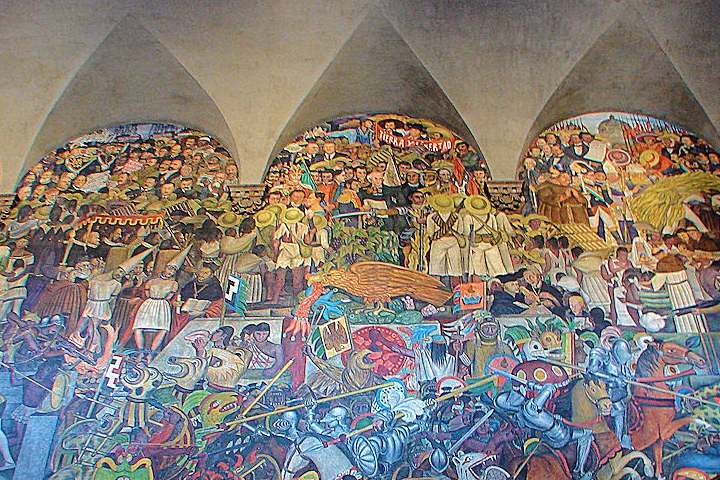 Murales históricos de la CDMX. Foto: Jose Antonio Bru Blog