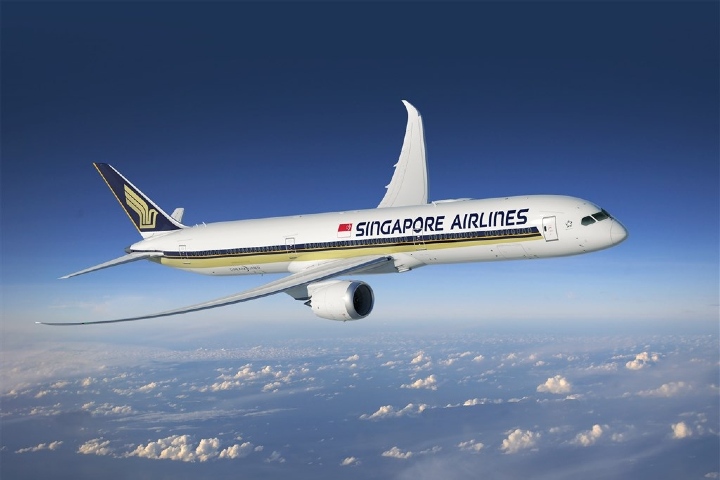 Avión de Singapore Airlines. Foto: Focus Taiwan