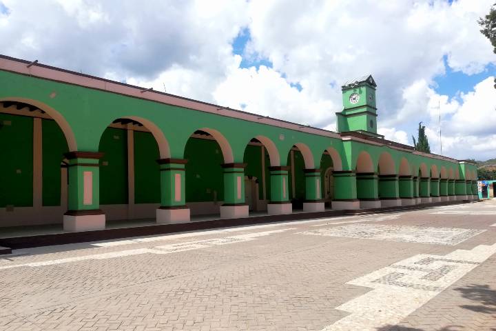 Palacio Municipal de Yanhuitán – Foto Luis Juárez J.