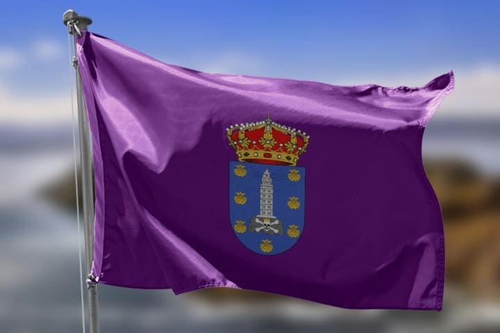 Bandera de Coruña. Foto: De Bandera