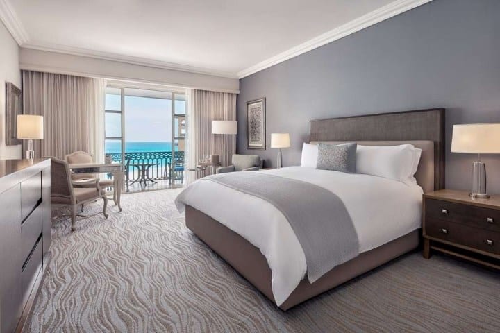 Cuarto con vista al mar. Foto: Kempinski Hotel Cancún