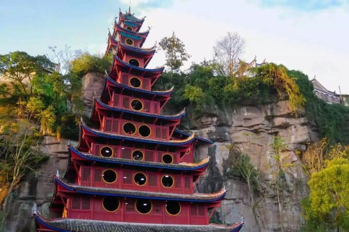 Pagoda de Shibaozhai. Foto: Wendy Wu Tours