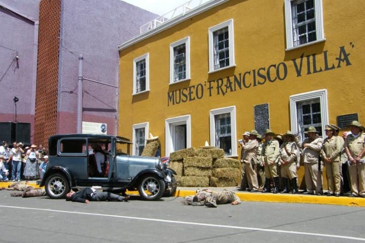 Representación de la Muerte de Villa. Foto: México en Fotos