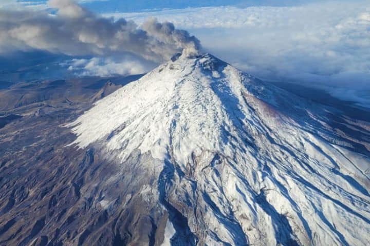 Volcán Cotopaxi Activo. Foto: El Comercio