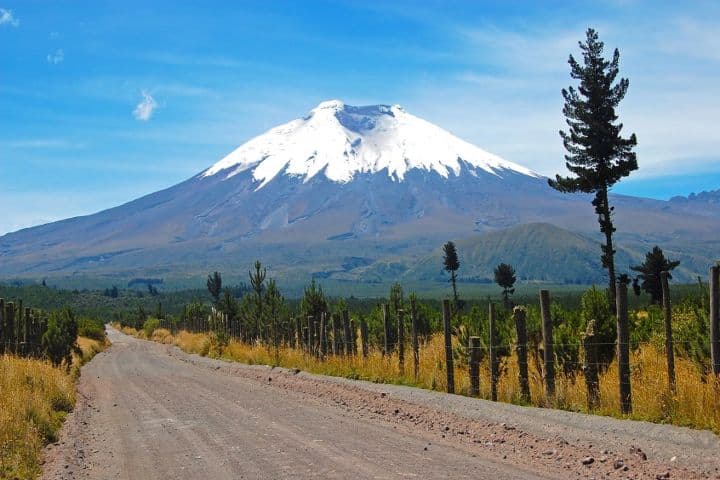 Volcán Cotopaxi. Foto: Carreteras