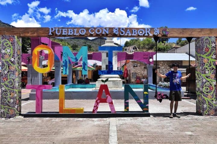 Letras monumentales en Omitlán. Foto: El Sol de Hidalgo
