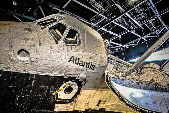 Atlantis en el Centro Espacial Kennedy. Foto: Web