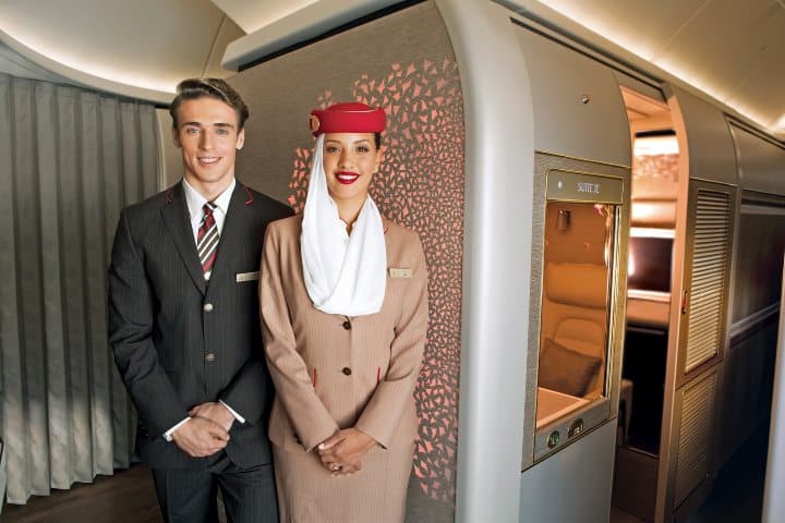 20,000 tripulantes en Emirates. Foto: Web