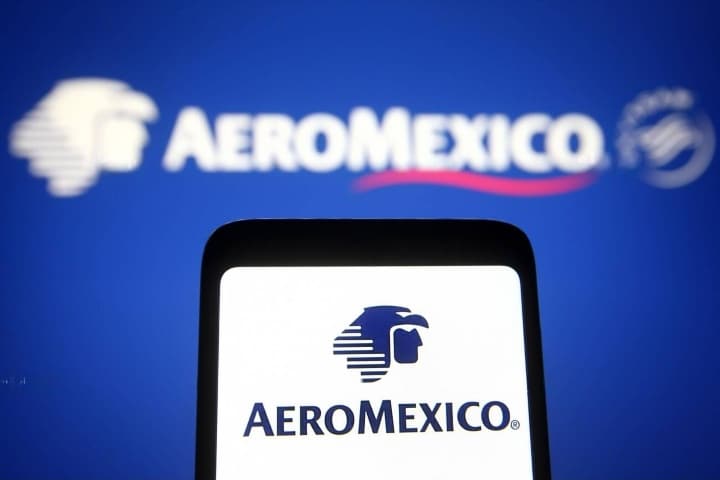 App Aeroméxico. Foto-Alamy