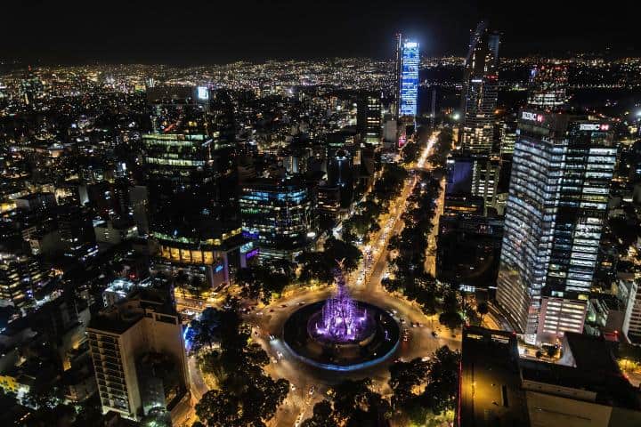La mejor vista de Reforma. Foto: Facebook