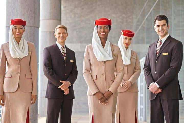20,000 tripulantes en Emirates. Foto: Facebook