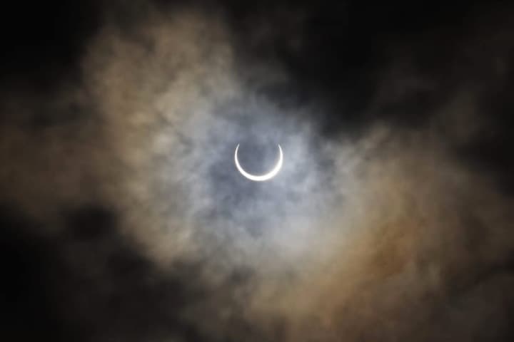 Eclipse en México. Foto-FB