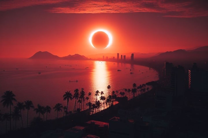 El eclipse de 2024 será total en Mazatlán. Foto-Web