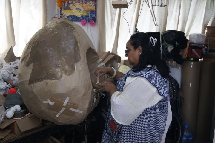 3. Taller de Cartonería el Rinconcito Cartonero. Foto - Gus Espinosa