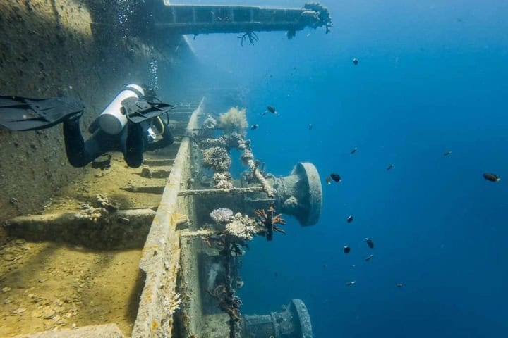 5. Buceo en el Mar Rojo de Jordania. Foto - Notas de un viajero