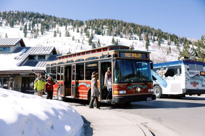 7. Transporte colectivo gratuito en Park City. Foto - Park City Chamber of Commerce