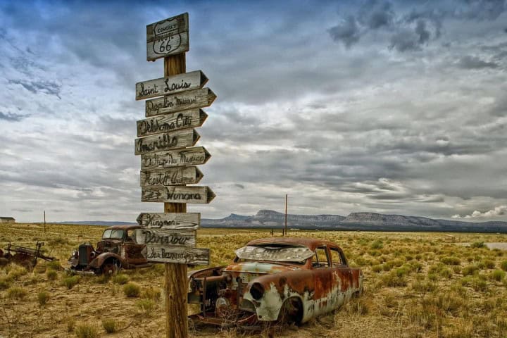 1. Pasaje de Arizona en la Ruta 66. Foto - Pixabay