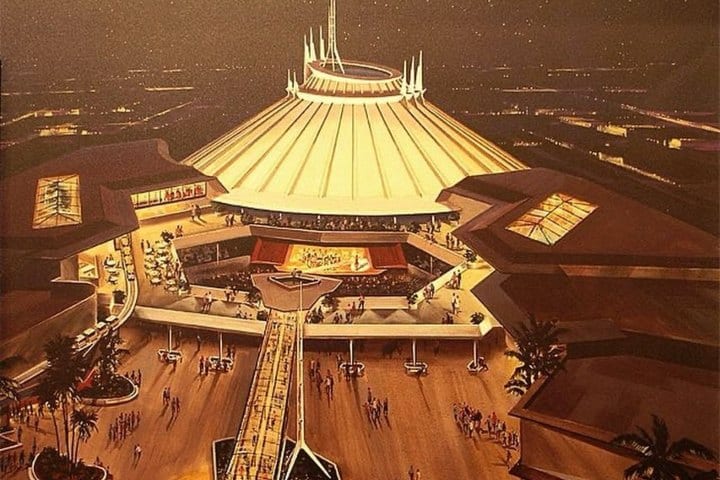 3. Concepto artístico del Space Mountain. Foto, justindoesdisney