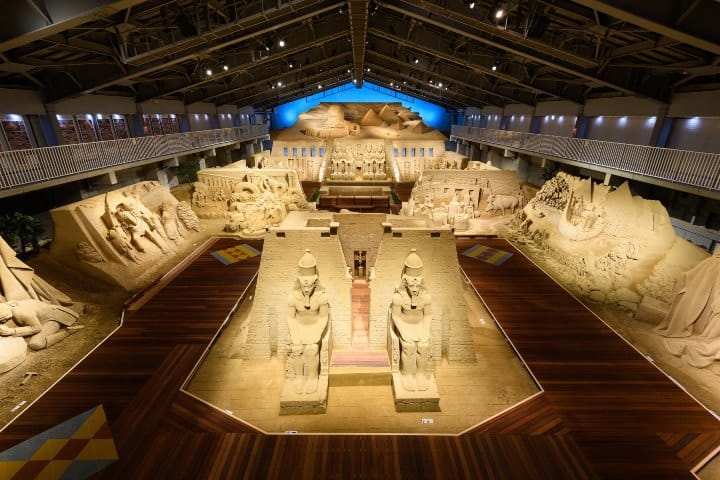 5. Exposición del antiguo Egipto. Foto - The Sand Museum (X)