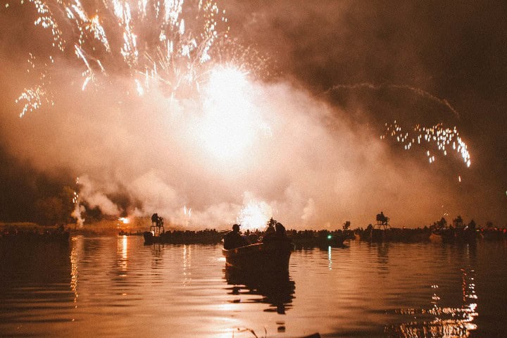 8. Combate naval en la Fiesta Grande de Chiapa de Corzo. Foto - Chiapas Paralelo