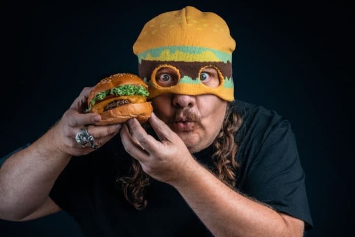 1. Marcello Lara, alias Burgerman. Foto -Gourmet de México